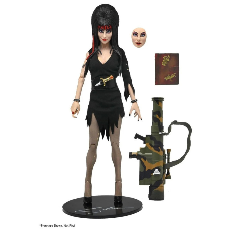 ELVIRA COMMANDO 8IN CLOTHED ACTION FIGURE
