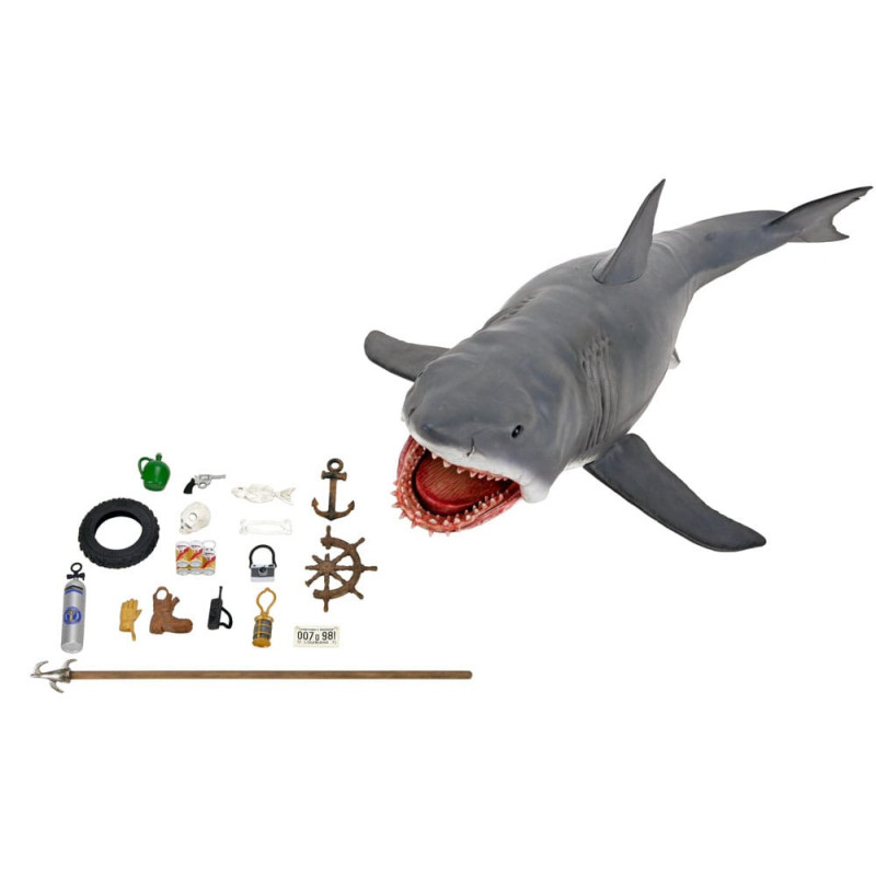 LES DENTS DE LA MER FIGURINE 12IN HEAD TO TAIL THE GAME OF JAWS 50TH A