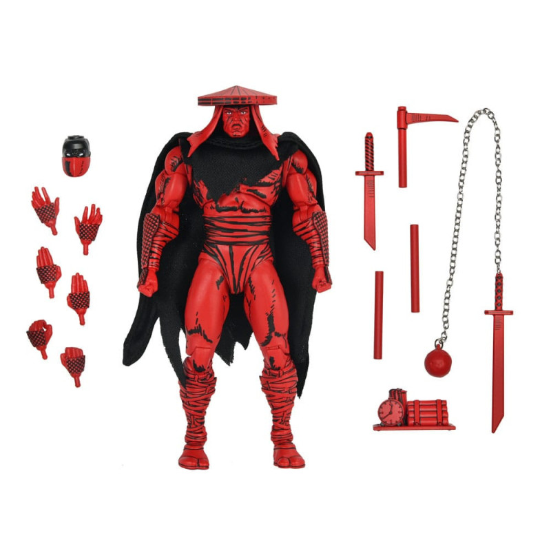 FOOT ASSASSIN RED AND BLACK TMNT MIRAGE COMICS 7IN SCALE ACTION FIGURE