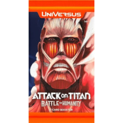 BATTLE FOR HUMANITY ATTACK ON TITAN CARD GAME BOOSTER UNIVERSUS CCG