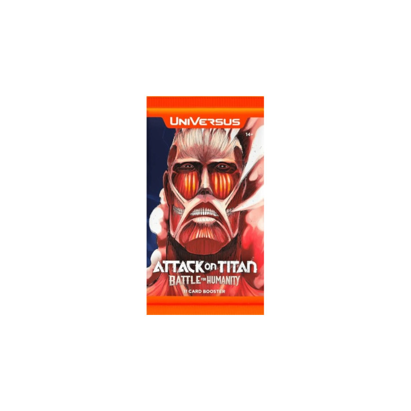 BATTLE FOR HUMANITY ATTACK ON TITAN CARD GAME BOOSTER UNIVERSUS CCG