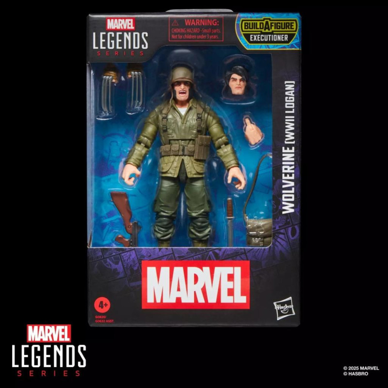 LOGAN WWII WOLVERINE MARVEL LEGENDS FIGURINE 15 CM