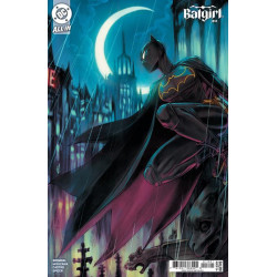 BATGIRL  13 CVR B NIMIT MALAVIA CARD STOCK VAR