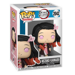 NEZUKO HUMAN DEMON SLAYER KIMETSU NO YAIBA POP ANIMATION VINYL FIGURINE 9 CM