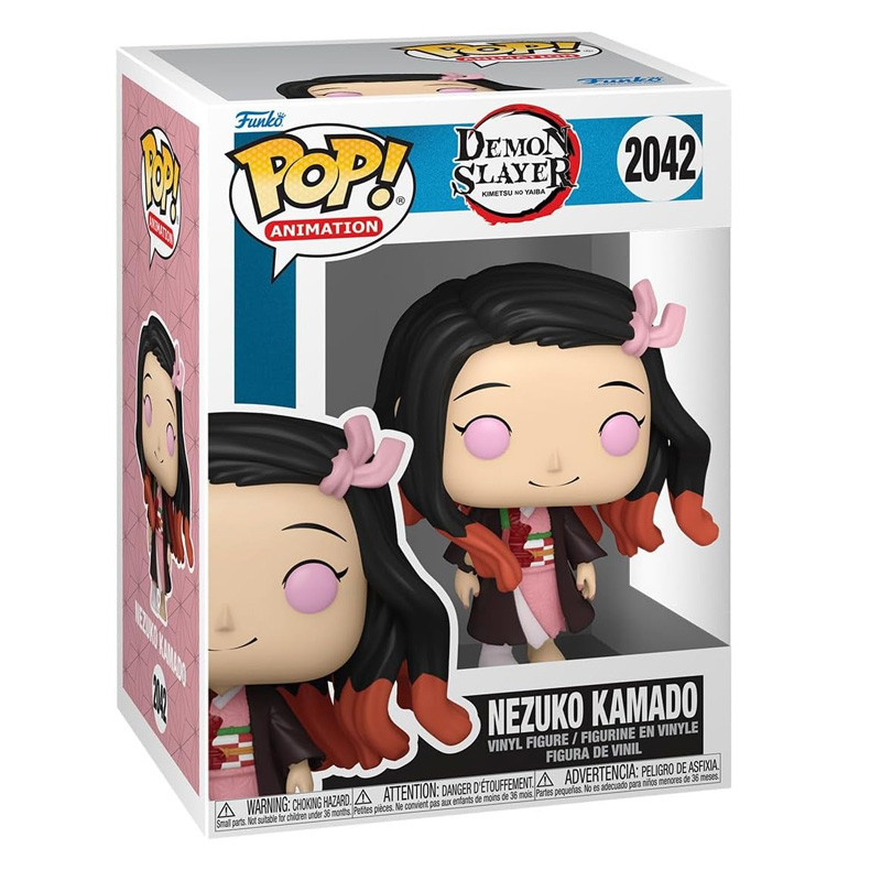 NEZUKO HUMAN DEMON SLAYER KIMETSU NO YAIBA POP ANIMATION VINYL FIGURINE 9 CM