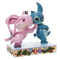 ANGEL AND STITCH MISTLETOE KISSES