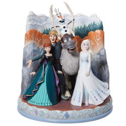 FROZEN 2 CARVED BY HEART STATUE 15 CM