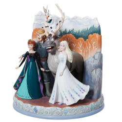 FROZEN 2 CARVED BY HEART STATUE 15 CM