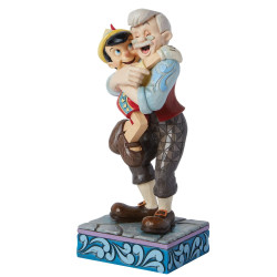 GEPETTO ET PINOCCHIO DISNEY TRADITIONS STATUE 18 CM