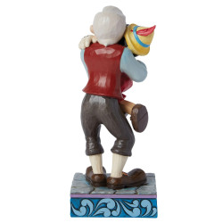 GEPETTO ET PINOCCHIO DISNEY TRADITIONS STATUE 18 CM