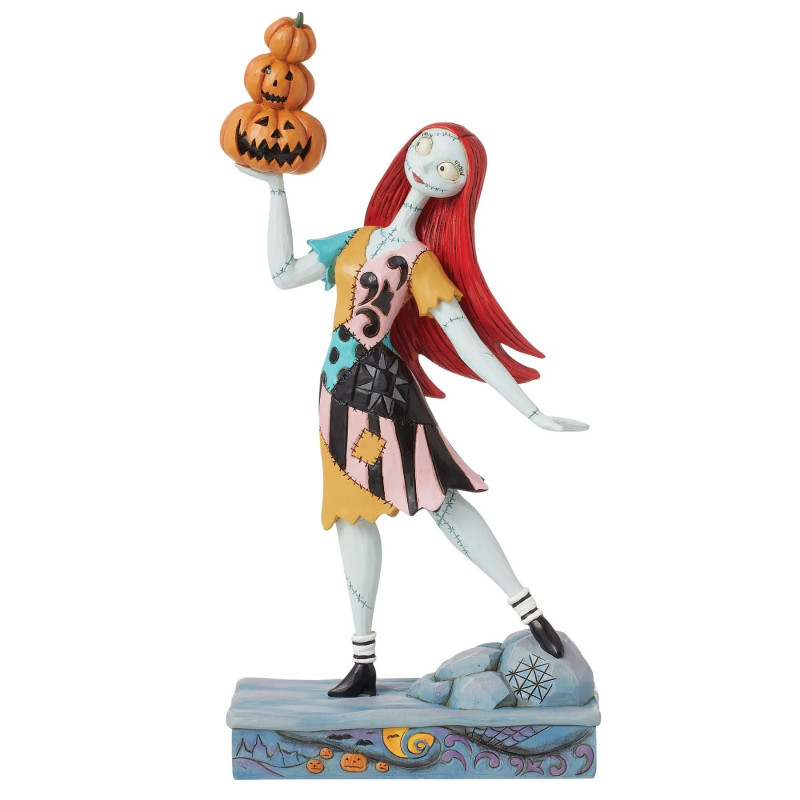 NIGHTMARE SALLY WITH PUMPKIN STATUE 15 CM