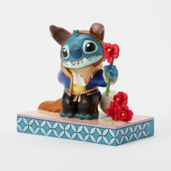 STITCH AS BEAST BEAUTY AND THE STITCH STATUE 15 CM
