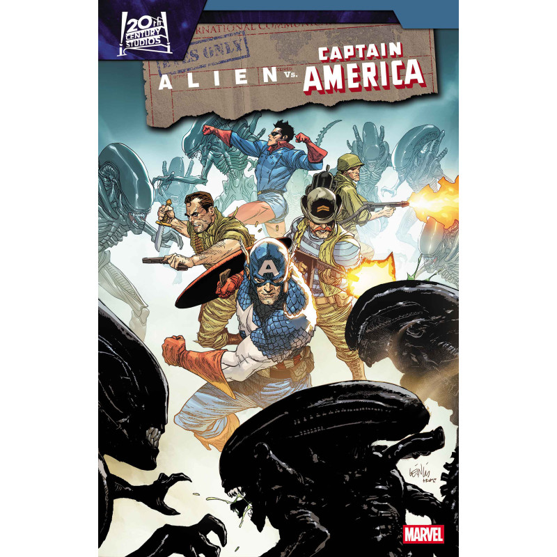 ALIEN VS. CAPTAIN AMERICA 2 CVR A LEINIL FRANCIS YU
