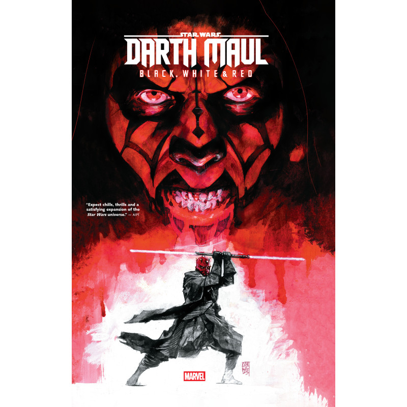 STAR WARS DARTH MAUL BLACK, WHITE & RED TP