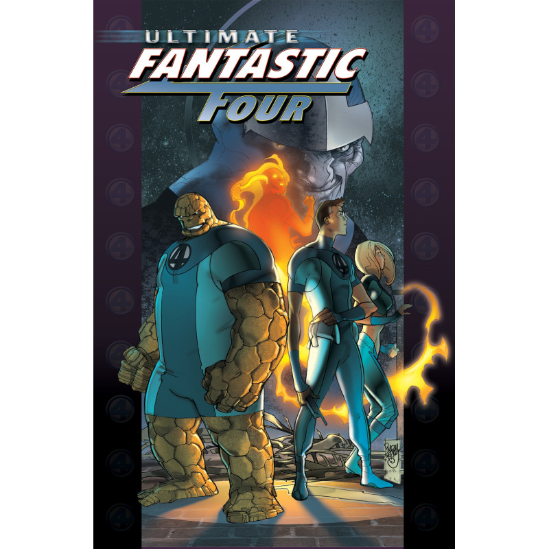 ULTIMATE FANTASTIC FOUR OMNIBUS HC VOL 02 CVR B DIRECT MARKET EXCLUSIVE PASUAL FERRY THANOS