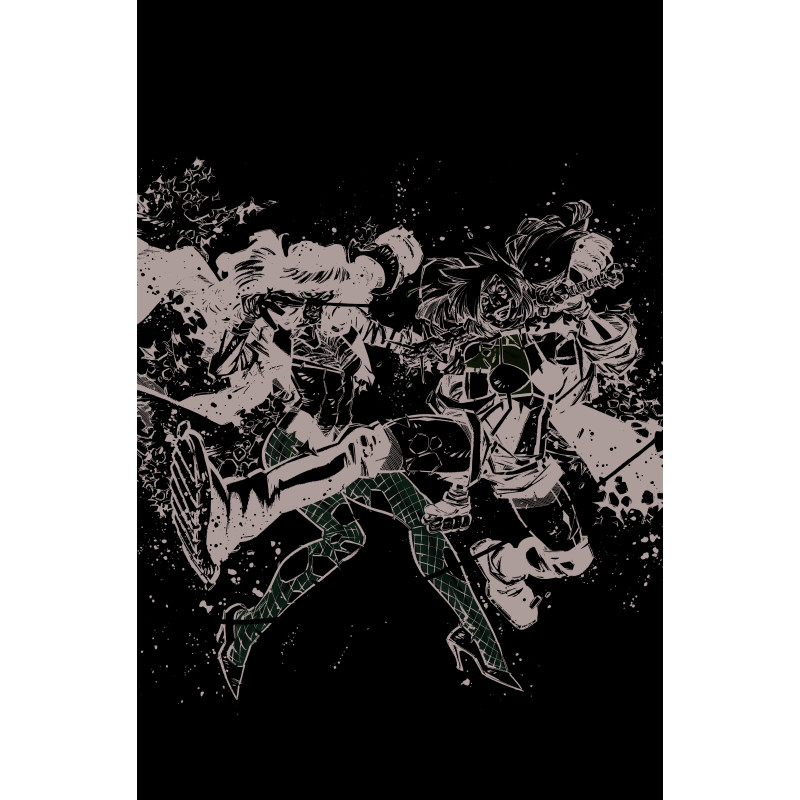 DC K.O. HARLEY QUINN VS REDACTED 1 (ONE SHOT) CVR A JORGE CORONA