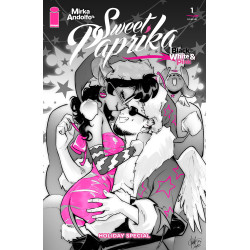 MIRKA ANDOLFOS SWEET PAPRIKA BLACK WHITE & PINK HOLIDAY SPECIAL (ONE SHOT) CVR A MIRKA ANDOLFO (MR)
