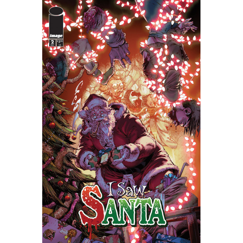 I SAW SANTA A SPAWN UNIVERSE CHRISTMAS STORY 2 (OF 2) CVR A BRETT BOOTH