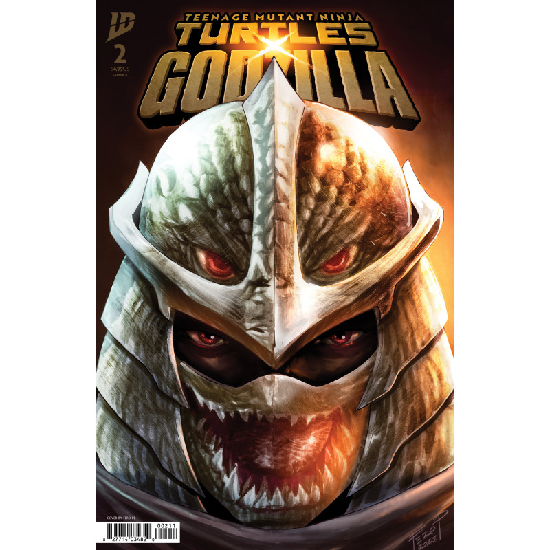 TEENAGE MUTANT NINJA TURTLES X GODZILLA 2 CVR A FERO PE