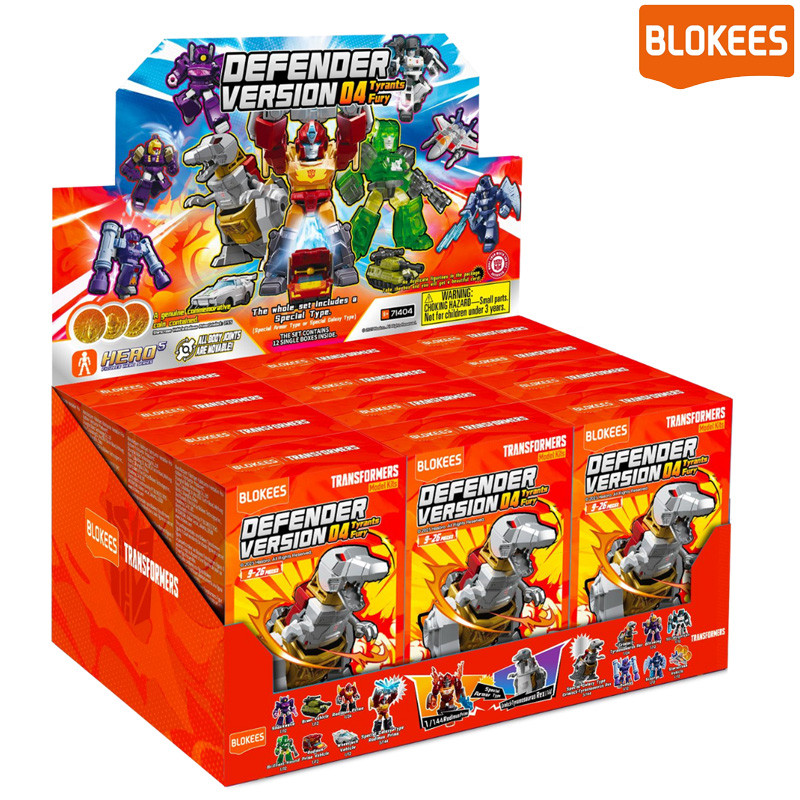 TRANSFORMERS BLOKEES DEFENDERS VER 04 TYRANTS FURY 5 CM