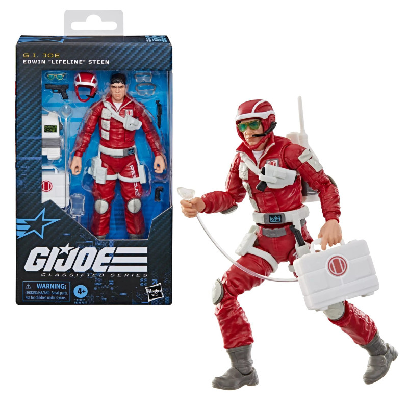 EDWIN LIFELINE STEEN GI JOE CLASSIFIED SERIES 186 FIGURINE 15 CM