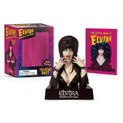 ELVIRA MINI STICKER BOOK PLUS TALKING BUST KIT