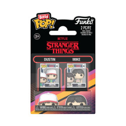 DUSTIN & MIKE STRANGER THINGS PACK 2 FIGURINES BITTY POP! VINYL 2,5 CM