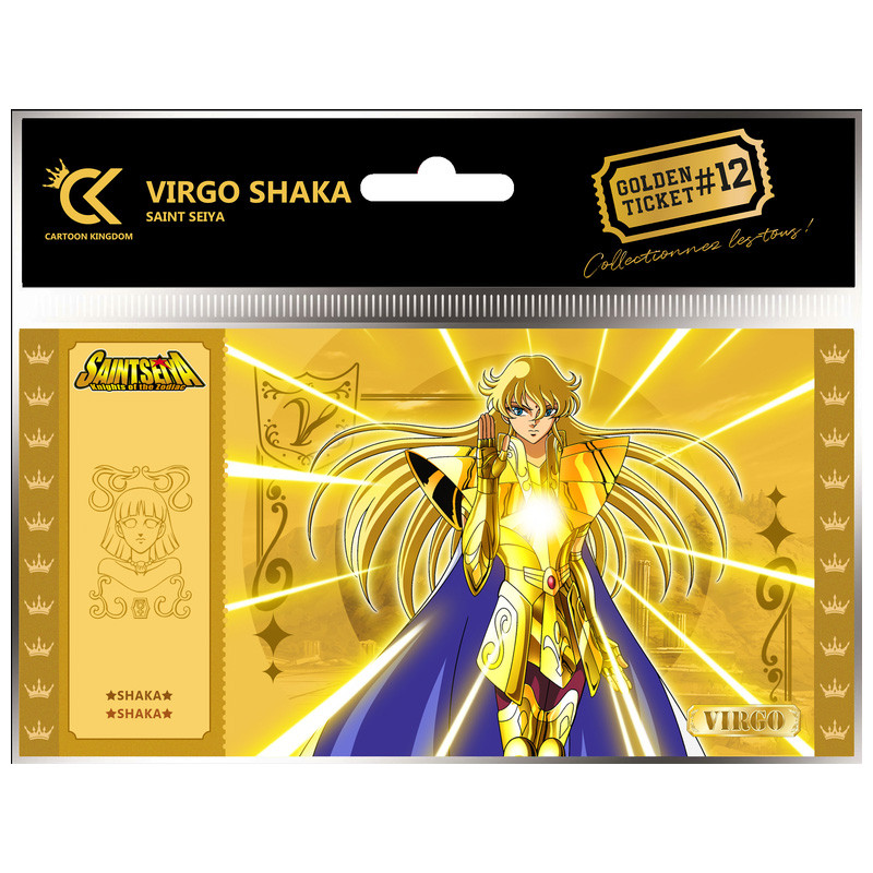 SHAKA SAINT SEIYA CHEVALIERS DU ZODIAQUE GOLDEN TICKET