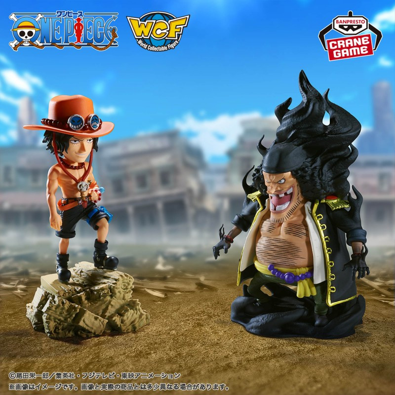 PORTGAS D ACE VS MARSHALL D TEACH ONE PIECE WCF LOG STORIES FIGURINE