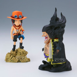 PORTGAS D ACE VS MARSHALL D TEACH ONE PIECE WCF LOG STORIES FIGURINE