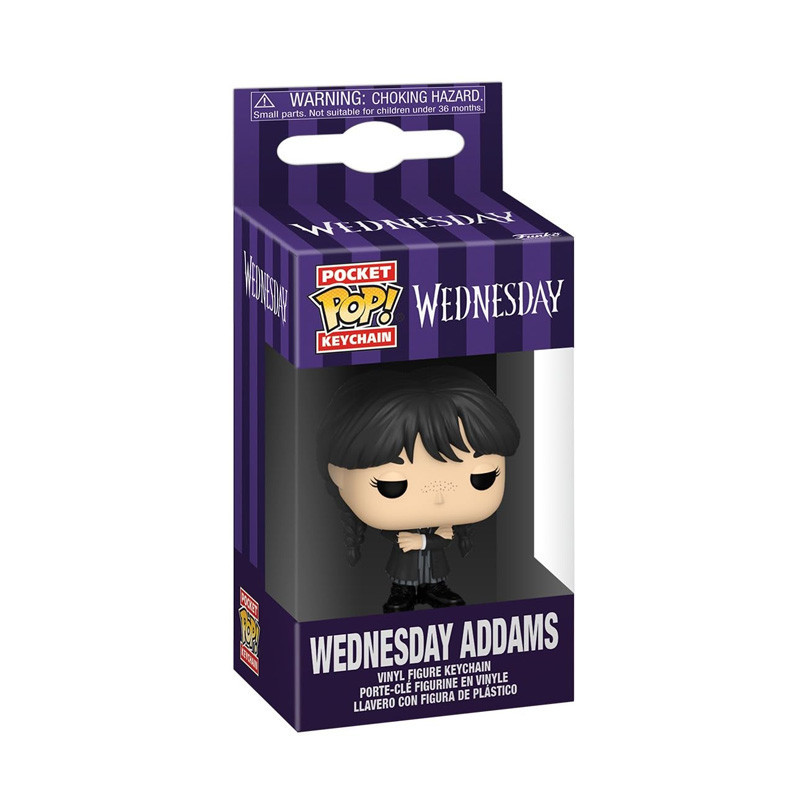 MERCREDI ADAMS WEDNESDAY PORTE CLES POCKET POP 4 CM