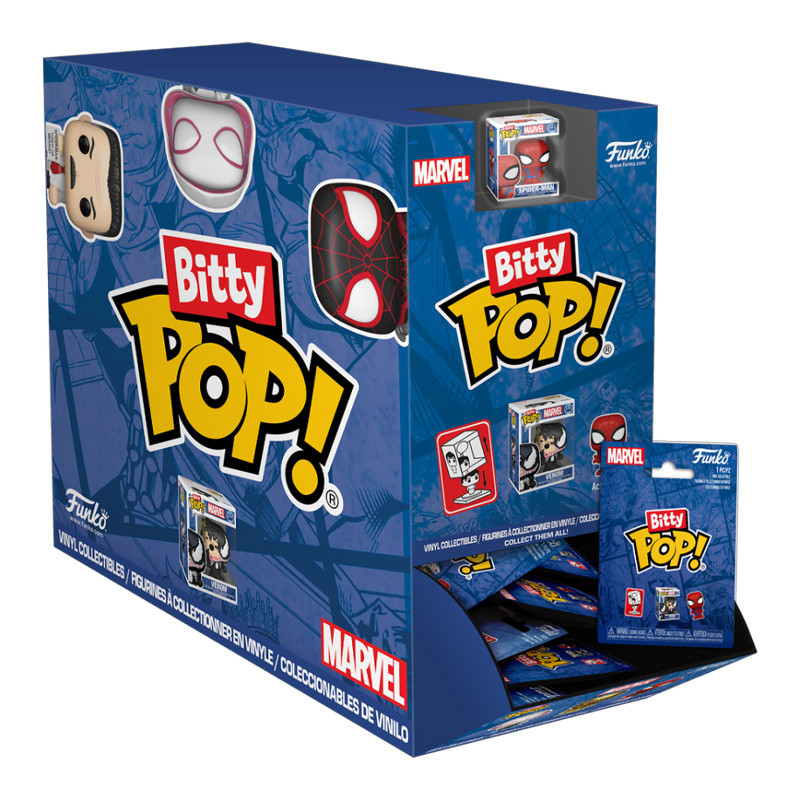 SPIDER MAN FIGURINES BITTY POP SINGLE MYSTERY 3 CM