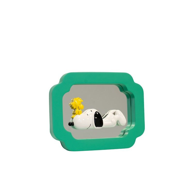CADRE ET MIROIR SNOOPY ET WOODSTOCK