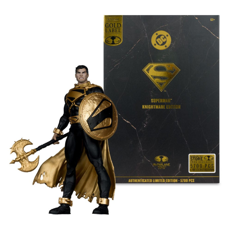 SUPERMAN KNIGHTMARE EDITION DC MULTIVERSE FIGURINE 18 CM