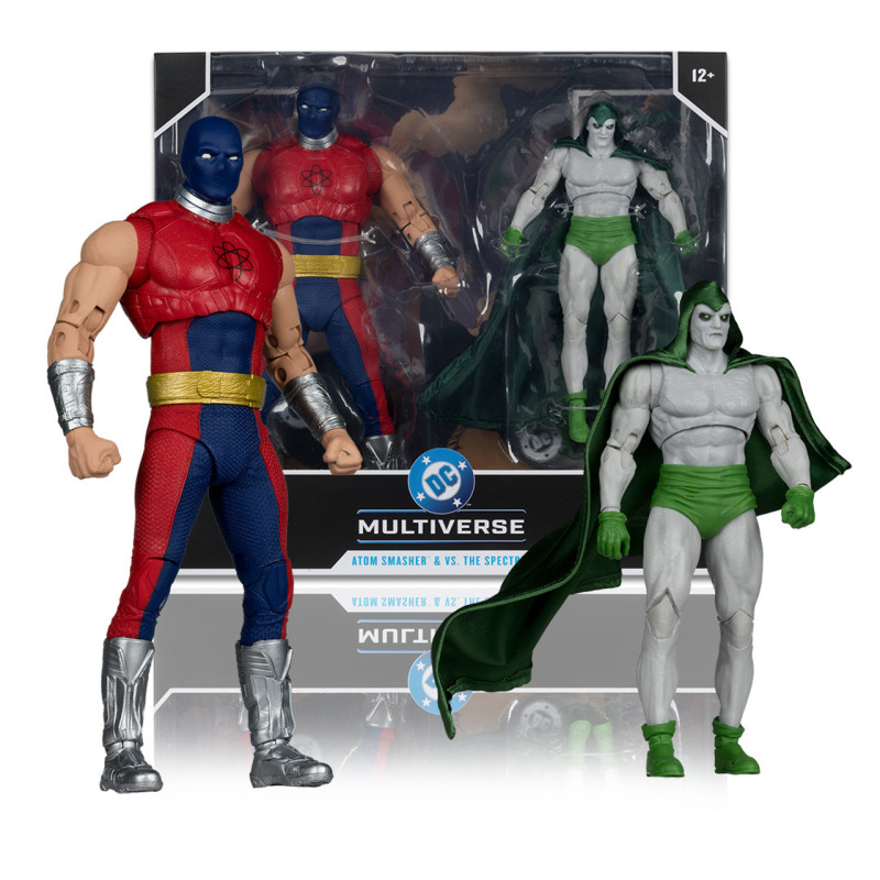 ATOM SMASHER AND THE SPECTRE DC MULTIVERSE FIGURINE 18 CM