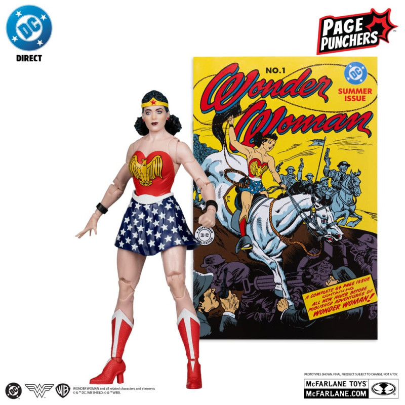 WONDER WOMAN DC DIRECT PAGE PUNCHERS FIGURINE WAVE 9 FIGURINE 18 CM