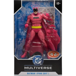 BATMAN PINK SUIT DETECTIVE COMICS 241 DC MULTIVERSE FIGURINE 19 CM