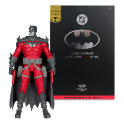 BATMAN FLASHPOINT BLACK AND WHITE ACCENT EDITION DC MULTIVERSE FIGURINE 18 CM