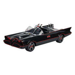 BATMOBILE BATMAN CLASSIC TV SERIES 1966 DC MULTIVERSE FIGURINE VEHICULE 53 CM
