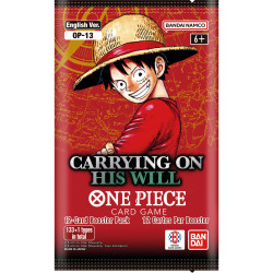 CARRYING ON HIS WILL ONE PIECE TCG OP13 BOOSTER ANGLAIS