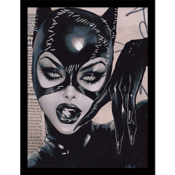 DC COMICS CATWOMAN PEARLS 30X40CM CADRE