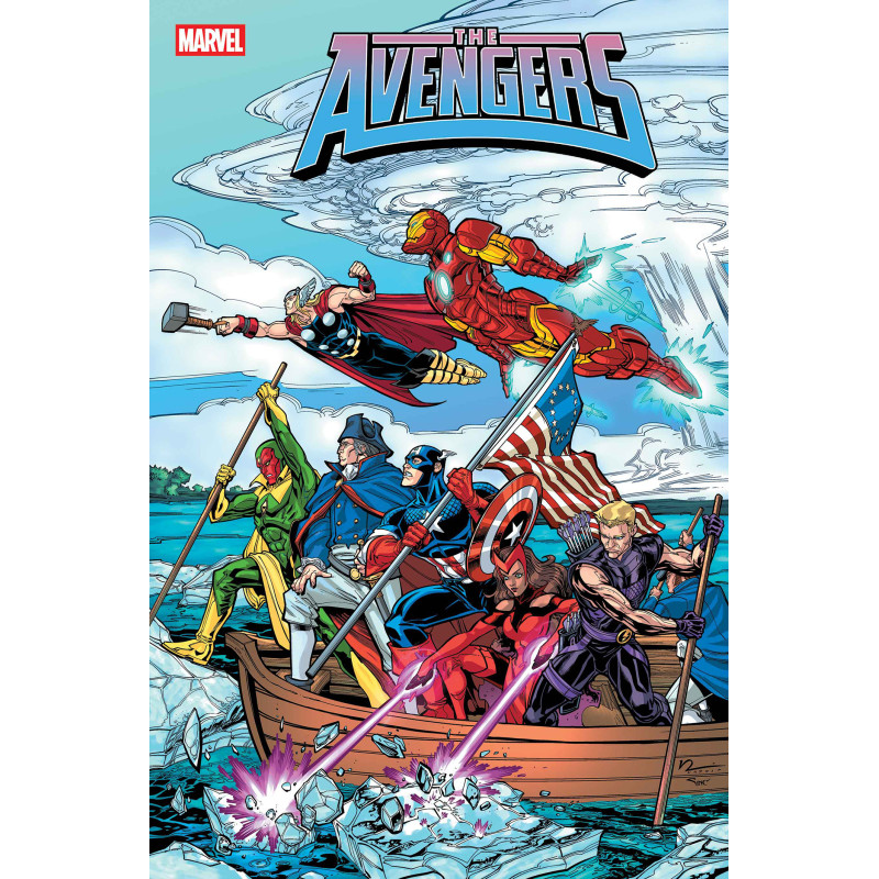 AVENGERS 33 CVR B CHAD HARDIN 250TH HOMAGE VAR