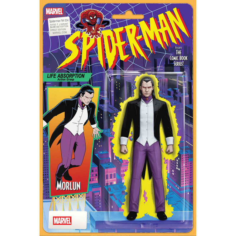 SPIDER-MAN '94 4 CVR B JOHN TYLER CHRISTOPHER ACTION FIGURE VAR
