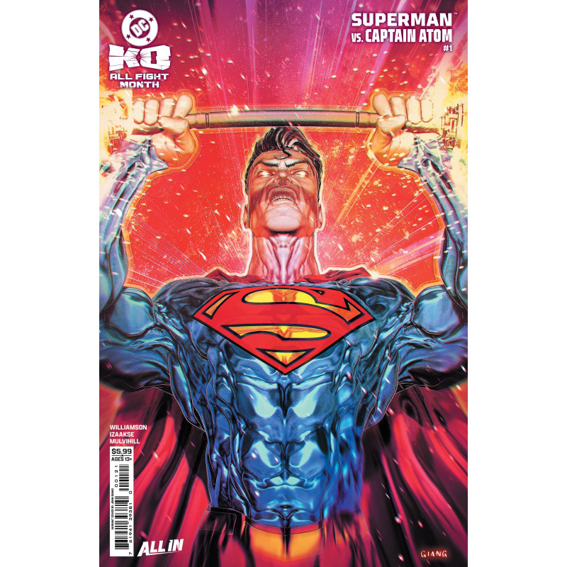 DC K.O. SUPERMAN VS REDACTED 1 (ONE SHOT) CVR B JOHN GIANG CARD STOCK VAR