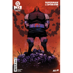 DC K.O. SUPERMAN VS REDACTED 1 (ONE SHOT) CVR D SANFORD GREENE CARD STOCK VAR