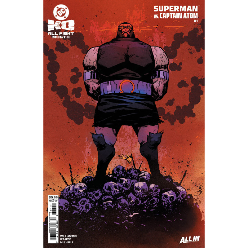 DC K.O. SUPERMAN VS REDACTED 1 (ONE SHOT) CVR D SANFORD GREENE CARD STOCK VAR