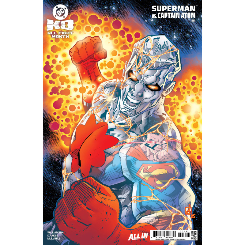 DC K.O. SUPERMAN VS REDACTED 1 (ONE SHOT) CVR E SEAN IZAAKSE CARD STOCK VAR