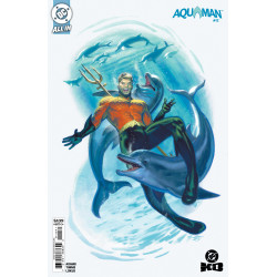 AQUAMAN 12 CVR C DAVID TALASKI CARD STOCK VAR (DC K.O.)
