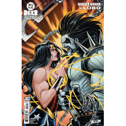 DC K.O. WONDER WOMAN VS REDACTED 1 (ONE SHOT) CVR D ELIZABETH TORQUE CARD STOCK VAR