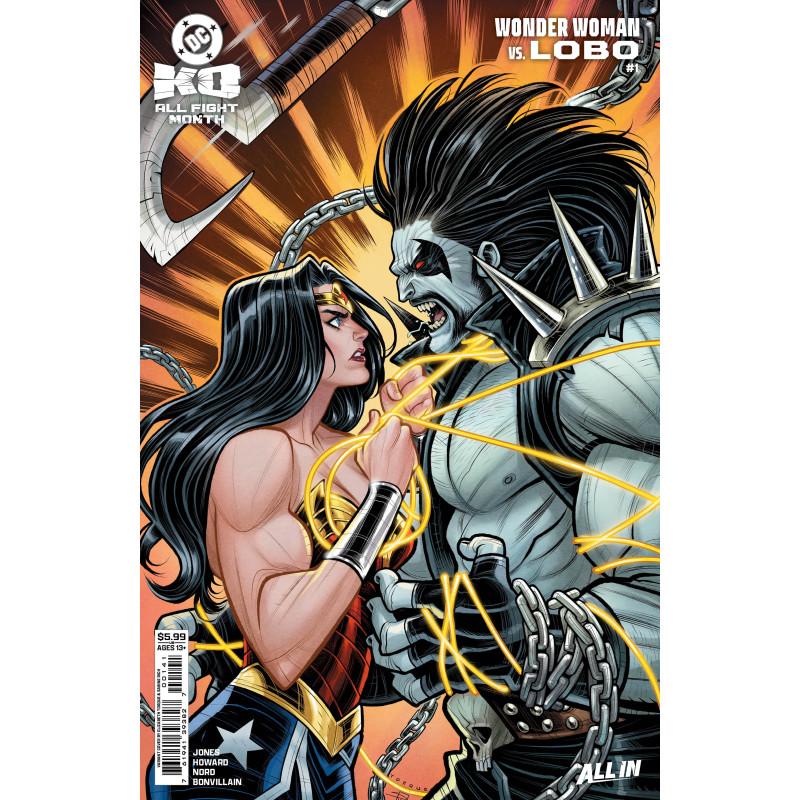 DC K.O. WONDER WOMAN VS REDACTED 1 (ONE SHOT) CVR D ELIZABETH TORQUE CARD STOCK VAR